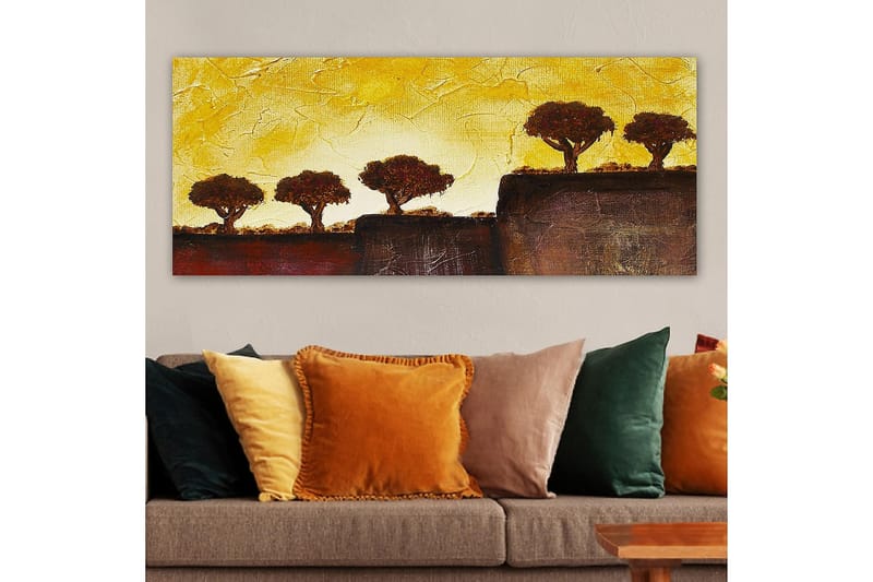 Canvasbillede YTY Landscape & Nature Flerfarvet - 120x50 cm - Boligtilbehør - Billeder & kunst - Billeder på lærred