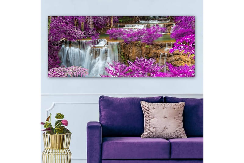 Canvasbillede YTY Landscape & Nature Flerfarvet - 120x50 cm - Boligtilbehør - Billeder & kunst - Billeder på lærred