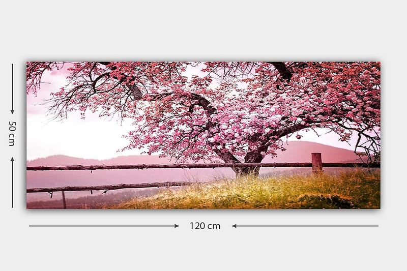 Canvasbillede YTY Landscape & Nature Flerfarvet - 120x50 cm - Boligtilbehør - Billeder & kunst - Billeder på lærred