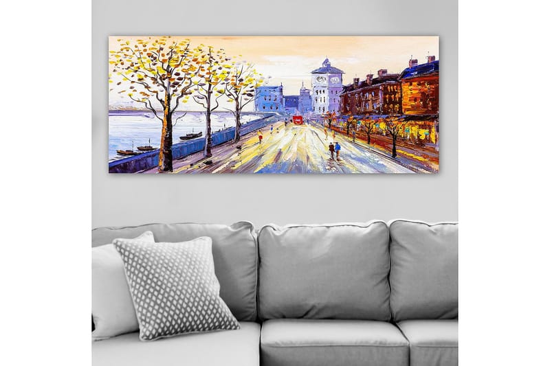 Canvasbillede YTY Landscape & Nature Flerfarvet - 120x50 cm - Boligtilbehør - Billeder & kunst - Billeder på lærred
