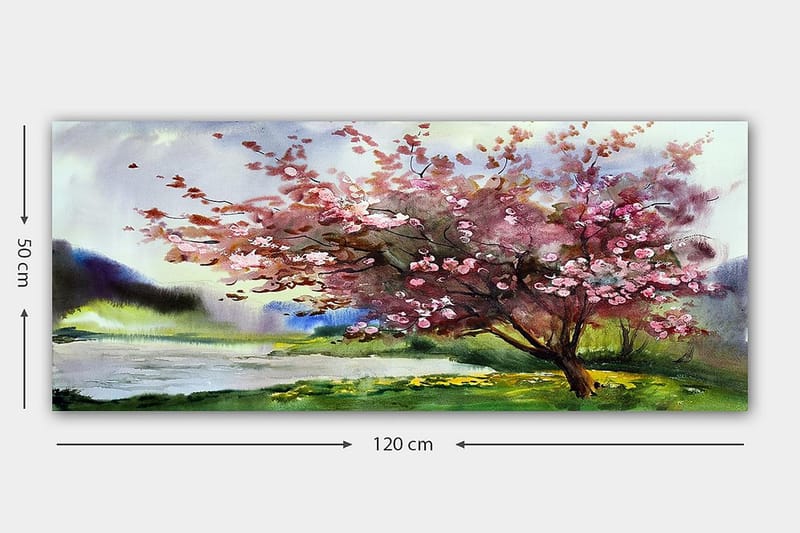 Canvasbillede YTY Landscape & Nature Flerfarvet - 120x50 cm - Boligtilbehør - Billeder & kunst - Billeder på lærred