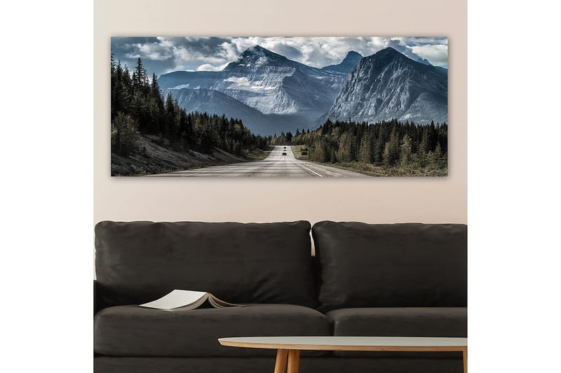 Canvasbillede YTY Landscape & Nature Flerfarvet - 120x50 cm - Boligtilbehør - Billeder & kunst - Billeder på lærred