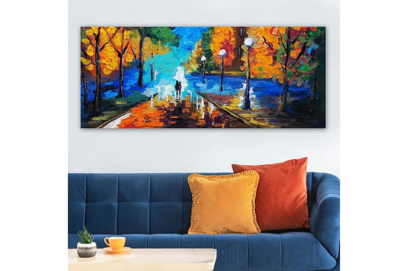Canvasbillede YTY Landscape & Nature Flerfarvet - 120x50 cm - Boligtilbehør - Billeder & kunst - Billeder på lærred
