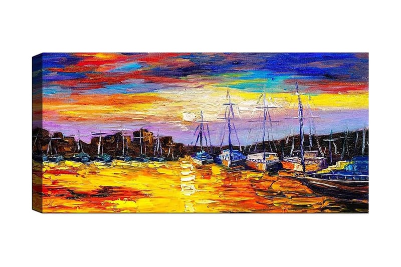 Canvasbillede YTY Landscape & Nature Flerfarvet - 120x50 cm - Boligtilbehør - Billeder & kunst - Billeder på lærred