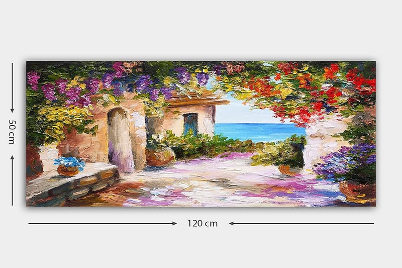 Canvasbillede YTY Landscape & Nature Flerfarvet - 120x50 cm - Boligtilbehør - Billeder & kunst - Billeder på lærred