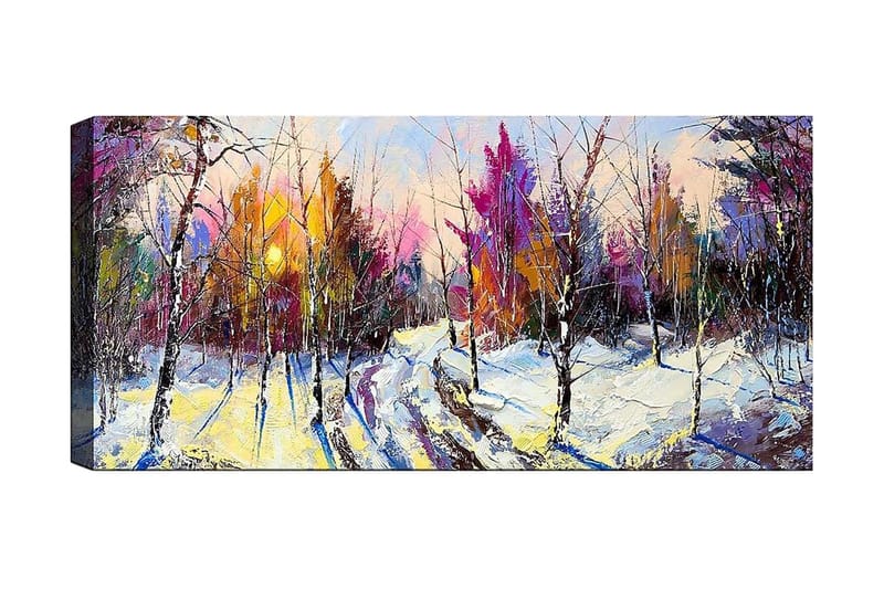 Canvasbillede YTY Landscape & Nature Flerfarvet - 120x50 cm - Boligtilbehør - Billeder & kunst - Billeder på lærred