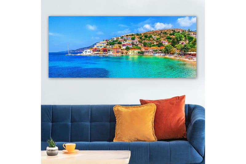 Canvasbillede YTY Landscape & Nature Flerfarvet - 120x50 cm - Boligtilbehør - Billeder & kunst - Billeder på lærred
