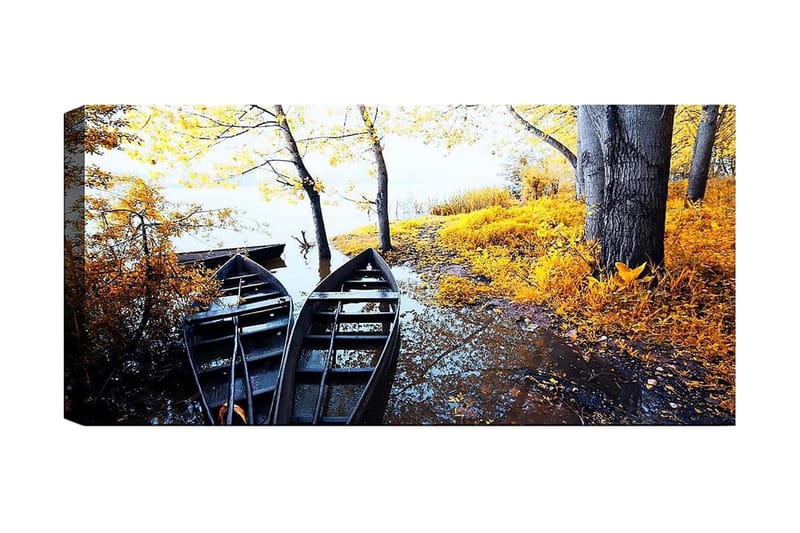 Canvasbillede YTY Landscape & Nature Flerfarvet - 120x50 cm - Billeder på lærred