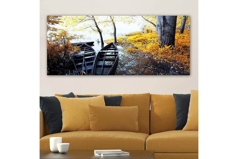 Canvasbillede YTY Landscape & Nature Flerfarvet - 120x50 cm - Boligtilbehør - Billeder & kunst - Billeder på lærred