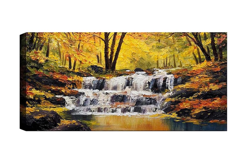 Canvasbillede YTY Landscape & Nature Flerfarvet - 120x50 cm - Boligtilbehør - Billeder & kunst - Billeder på lærred