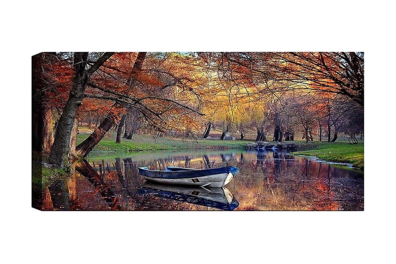 Canvasbillede YTY Landscape & Nature Flerfarvet - 120x50 cm - Boligtilbehør - Billeder & kunst - Billeder på lærred