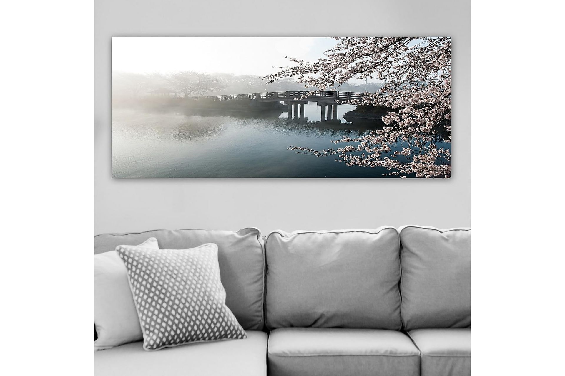 Canvasbillede YTY Landscape & Nature Flerfarvet - 120x50 cm - Boligtilbehør - Billeder & kunst - Billeder på lærred