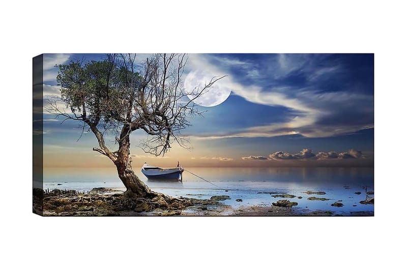 Canvasbillede YTY Landscape & Nature Flerfarvet - 120x50 cm - Boligtilbehør - Billeder & kunst - Billeder på lærred