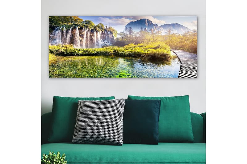 Canvasbillede YTY Landscape & Nature Flerfarvet - 120x50 cm - Boligtilbehør - Billeder & kunst - Billeder på lærred