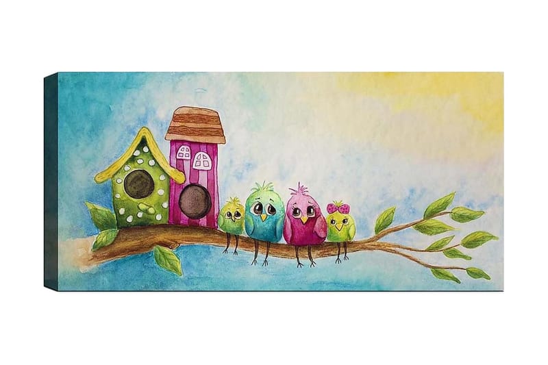 Canvasbillede YTY Landscape & Nature Flerfarvet - 120x50 cm - Boligtilbehør - Billeder & kunst - Billeder på lærred