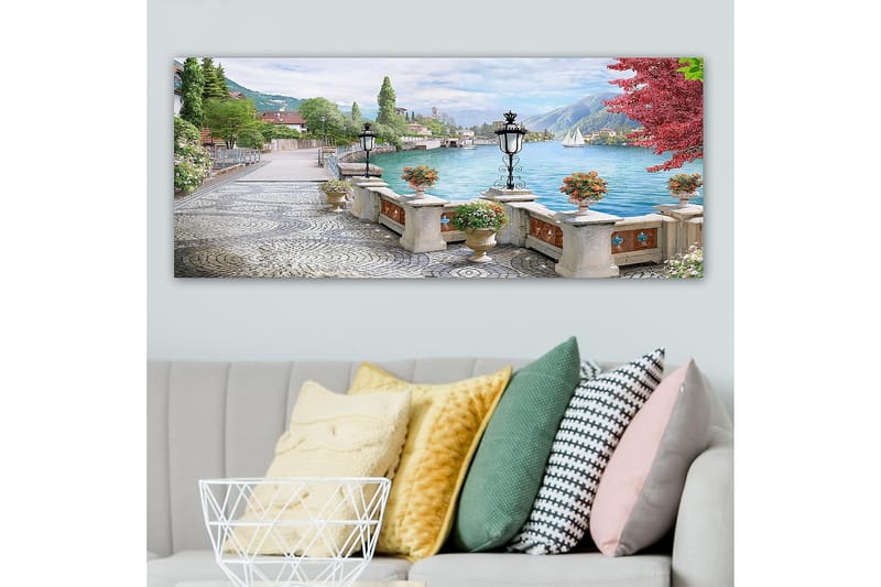 Canvasbillede YTY Landscape & Nature Flerfarvet - 120x50 cm - Boligtilbehør - Billeder & kunst - Billeder på lærred