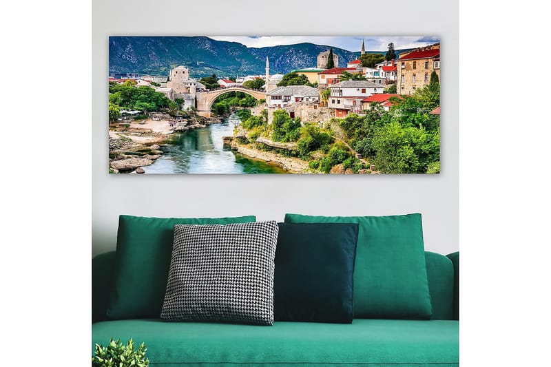 Canvasbillede YTY Landscape & Nature Flerfarvet - 120x50 cm - Boligtilbehør - Billeder & kunst - Billeder på lærred