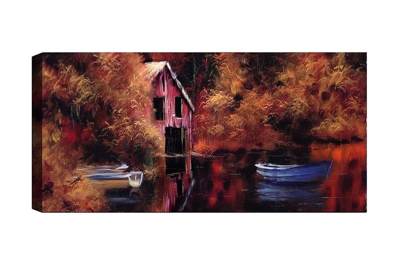 Canvasbillede YTY Landscape & Nature Flerfarvet - 120x50 cm - Boligtilbehør - Billeder & kunst - Billeder på lærred