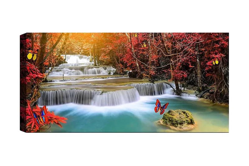 Canvasbillede YTY Landscape & Nature Flerfarvet, 120x50 cm