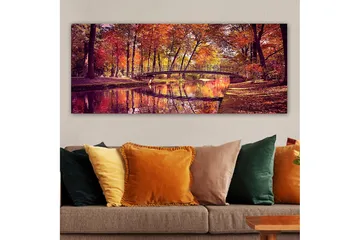 Canvasbillede YTY Landscape & Nature Flerfarvet - 120x50 cm - Boligtilbehør - Billeder & kunst - Billeder på lærred