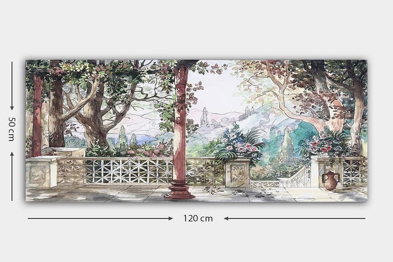 Canvasbillede YTY Landscape & Nature Flerfarvet - 120x50 cm - Boligtilbehør - Billeder & kunst - Billeder på lærred