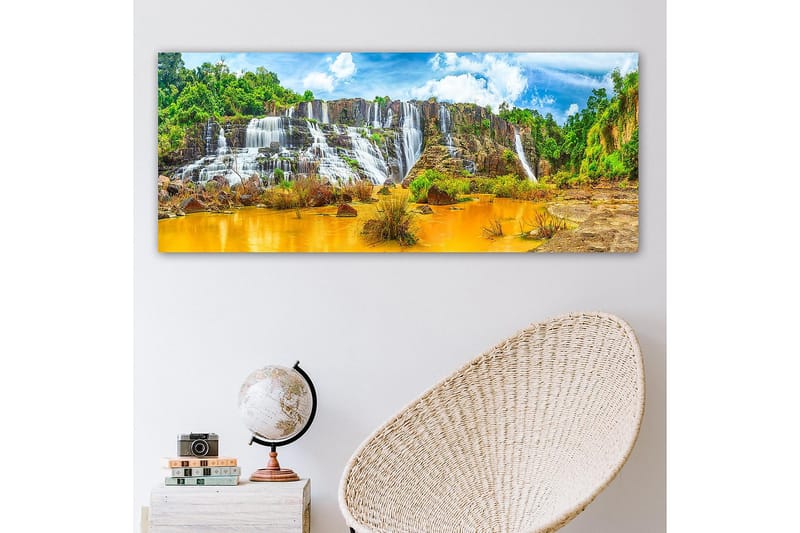 Canvasbillede YTY Landscape & Nature Flerfarvet - 120x50 cm - Boligtilbehør - Billeder & kunst - Billeder på lærred