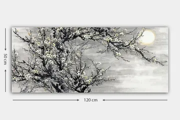 Canvasbillede YTY Landscape & Nature Flerfarvet - 120x50 cm - Boligtilbehør - Billeder & kunst - Billeder på lærred