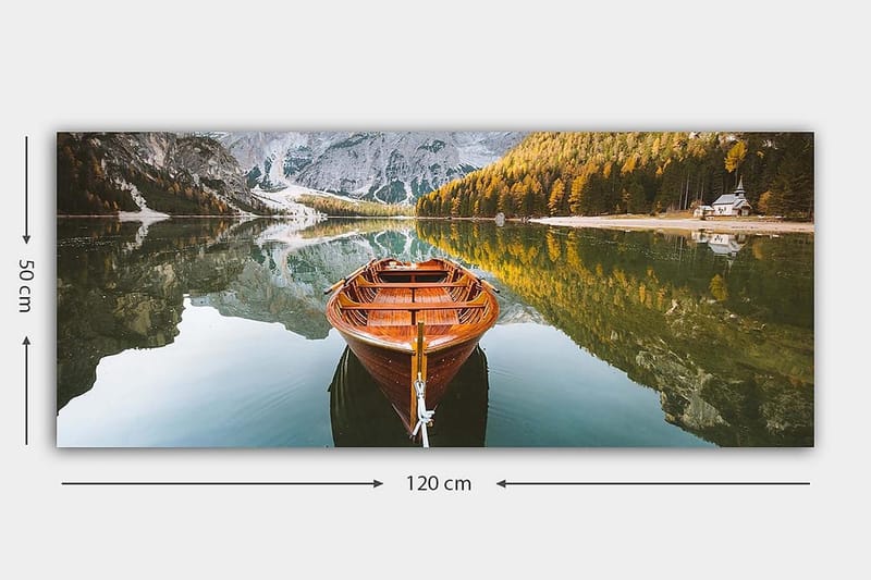 Canvasbillede YTY Landscape & Nature Flerfarvet - 120x50 cm - Boligtilbehør - Billeder & kunst - Billeder på lærred