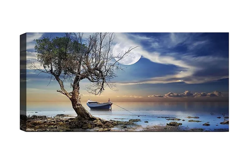 Canvasbillede YTY Landscape & Nature Flerfarvet, 120x50 cm