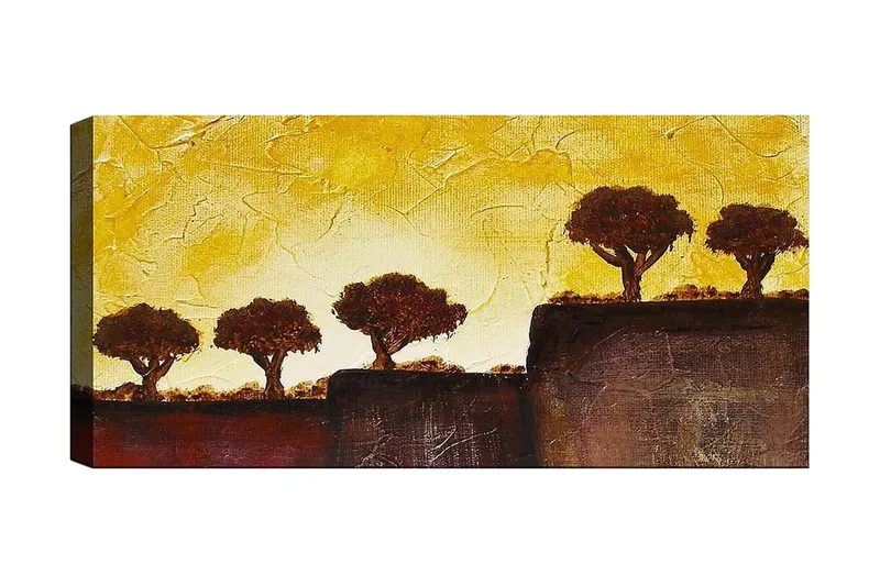 Canvasbillede YTY Landscape & Nature Flerfarvet, 120x50 cm