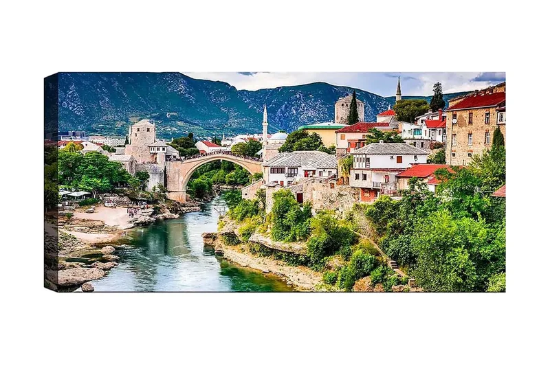 Canvasbillede YTY Landscape & Nature Flerfarvet, 120x50 cm