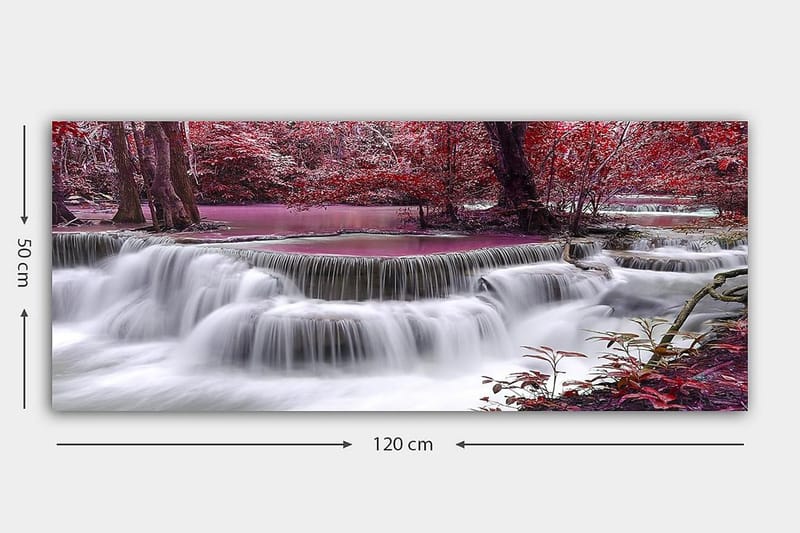 Canvasbillede YTY Landscape & Nature Flerfarvet - 120x50 cm - Boligtilbehør - Billeder & kunst - Billeder på lærred