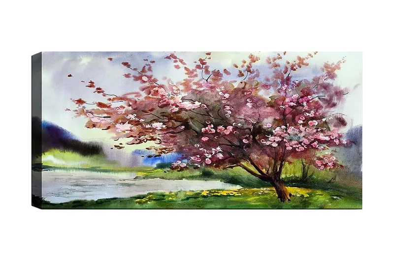 Canvasbillede YTY Landscape & Nature Flerfarvet, 120x50 cm