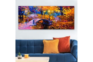 Canvasbillede YTY Landscape & Nature Flerfarvet - 120x50 cm - Boligtilbehør - Billeder & kunst - Billeder på lærred
