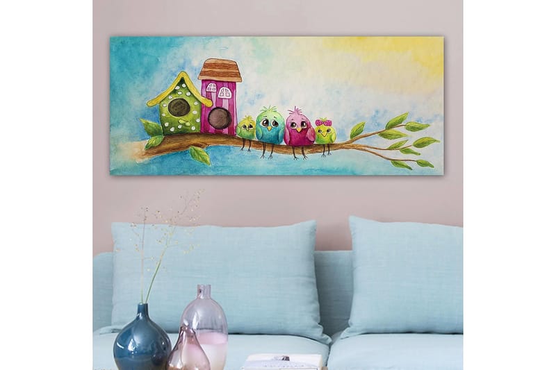 Canvasbillede YTY Landscape & Nature Flerfarvet - 120x50 cm - Boligtilbehør - Billeder & kunst - Billeder på lærred