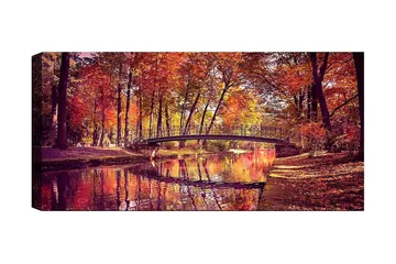 Canvasbillede YTY Landscape & Nature Flerfarvet - 120x50 cm - Boligtilbehør - Billeder & kunst - Billeder på lærred