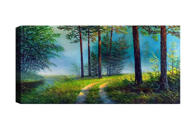 Canvasbillede YTY Landscape & Nature Flerfarvet, 120x50 cm
