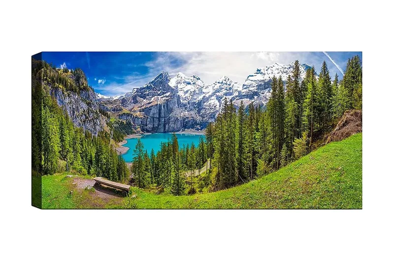 Canvasbillede YTY Landscape & Nature Flerfarvet, 120x50 cm