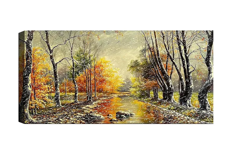 Canvasbillede YTY Landscape & Nature Flerfarvet, 120x50 cm