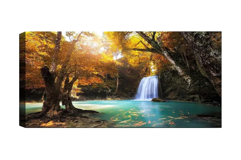 Canvasbillede YTY Landscape & Nature Flerfarvet, 120x50 cm