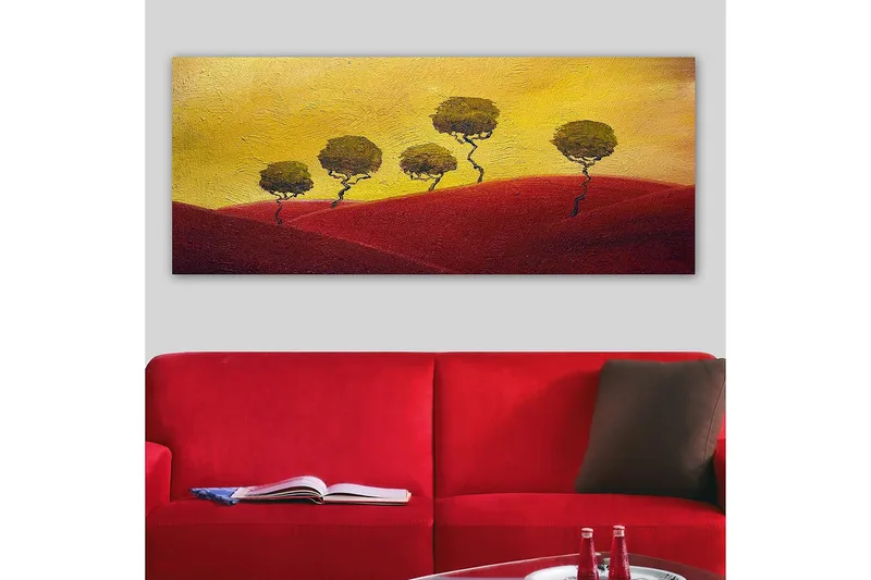 Canvasbillede YTY Landscape & Nature Flerfarvet - 120x50 cm - Boligtilbehør - Billeder & kunst - Billeder på lærred