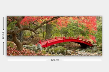 Canvasbillede YTY Landscape & Nature Flerfarvet - 120x50 cm - Boligtilbehør - Billeder & kunst - Billeder på lærred