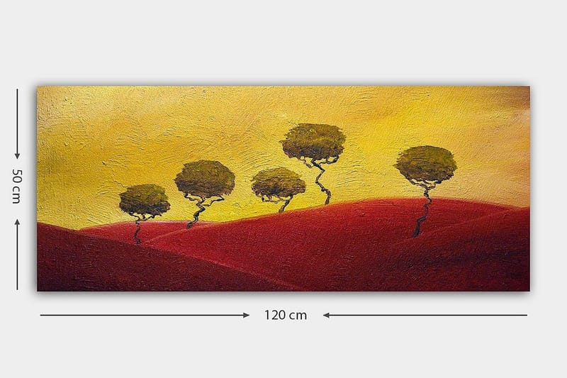 Canvasbillede YTY Landscape & Nature Flerfarvet - 120x50 cm - Boligtilbehør - Billeder & kunst - Billeder på lærred