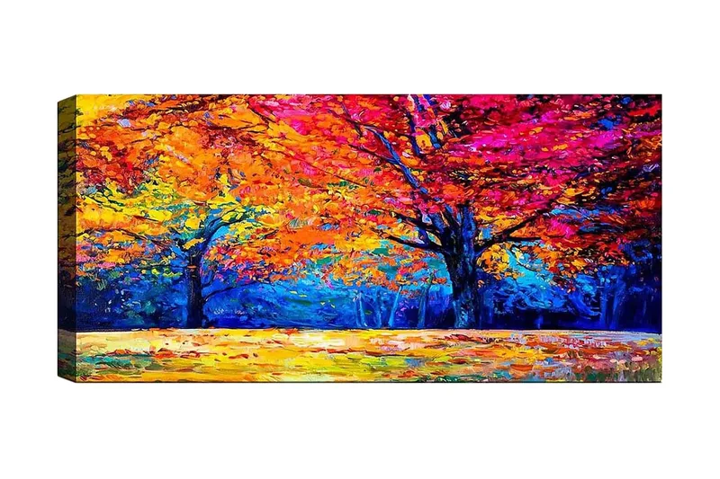 Canvasbillede YTY Landscape & Nature Flerfarvet, 120x50 cm