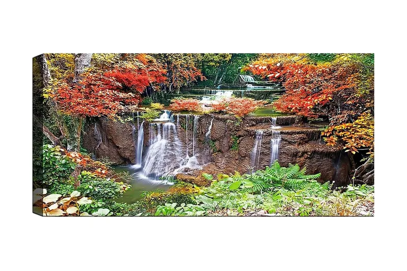 Canvasbillede YTY Landscape & Nature Flerfarvet, 120x50 cm