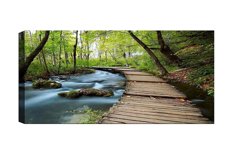 Canvasbillede YTY Landscape & Nature Flerfarvet, 120x50 cm
