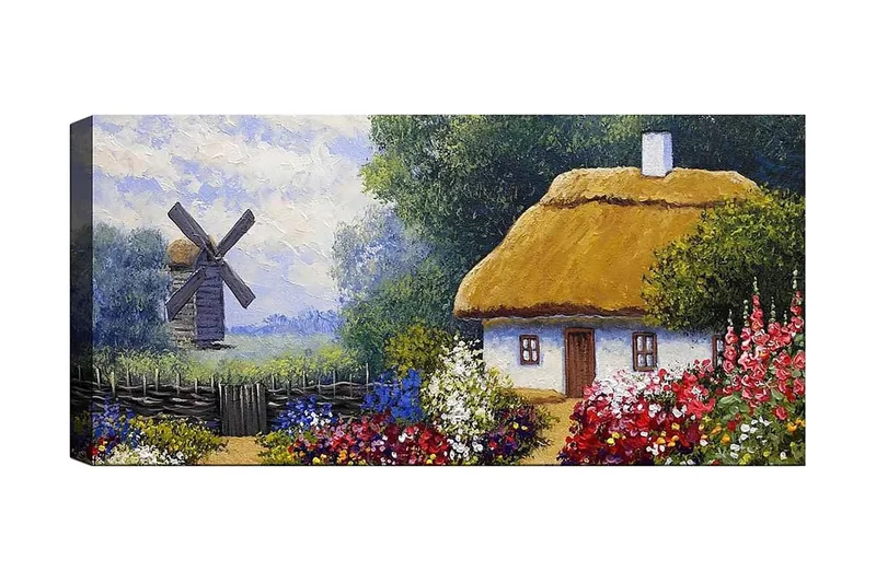 Canvasbillede YTY Landscape & Nature Flerfarvet, 120x50 cm