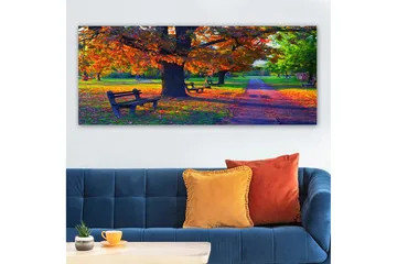 Canvasbillede YTY Landscape & Nature Flerfarvet - 120x50 cm - Boligtilbehør - Billeder & kunst - Billeder på lærred