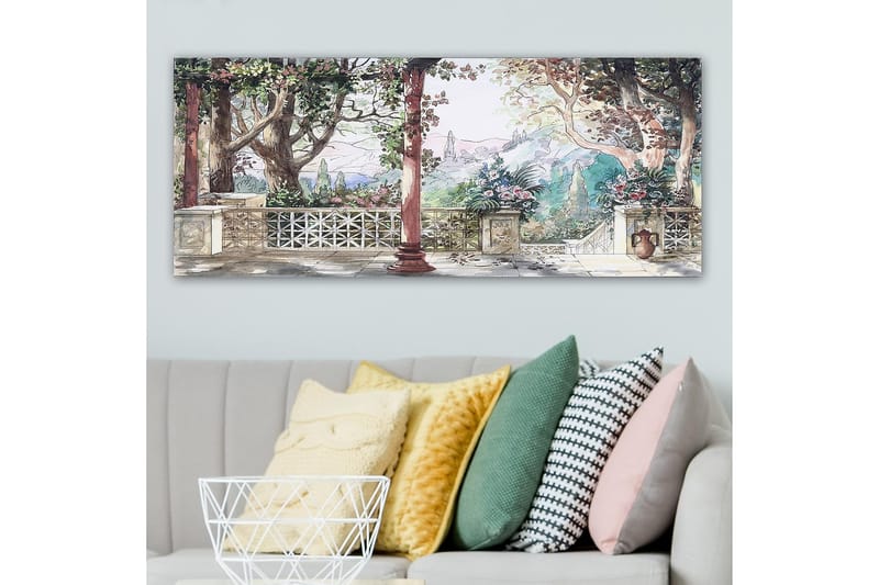 Canvasbillede YTY Landscape & Nature Flerfarvet - 120x50 cm - Boligtilbehør - Billeder & kunst - Billeder på lærred