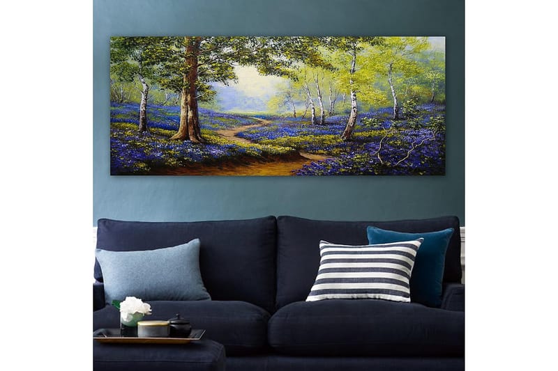 Canvasbillede YTY Landscape & Nature Flerfarvet - 120x50 cm - Boligtilbehør - Billeder & kunst - Billeder på lærred